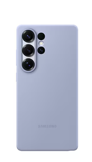 Силиконовый чехол для Galaxy S25 Ultra , голубой