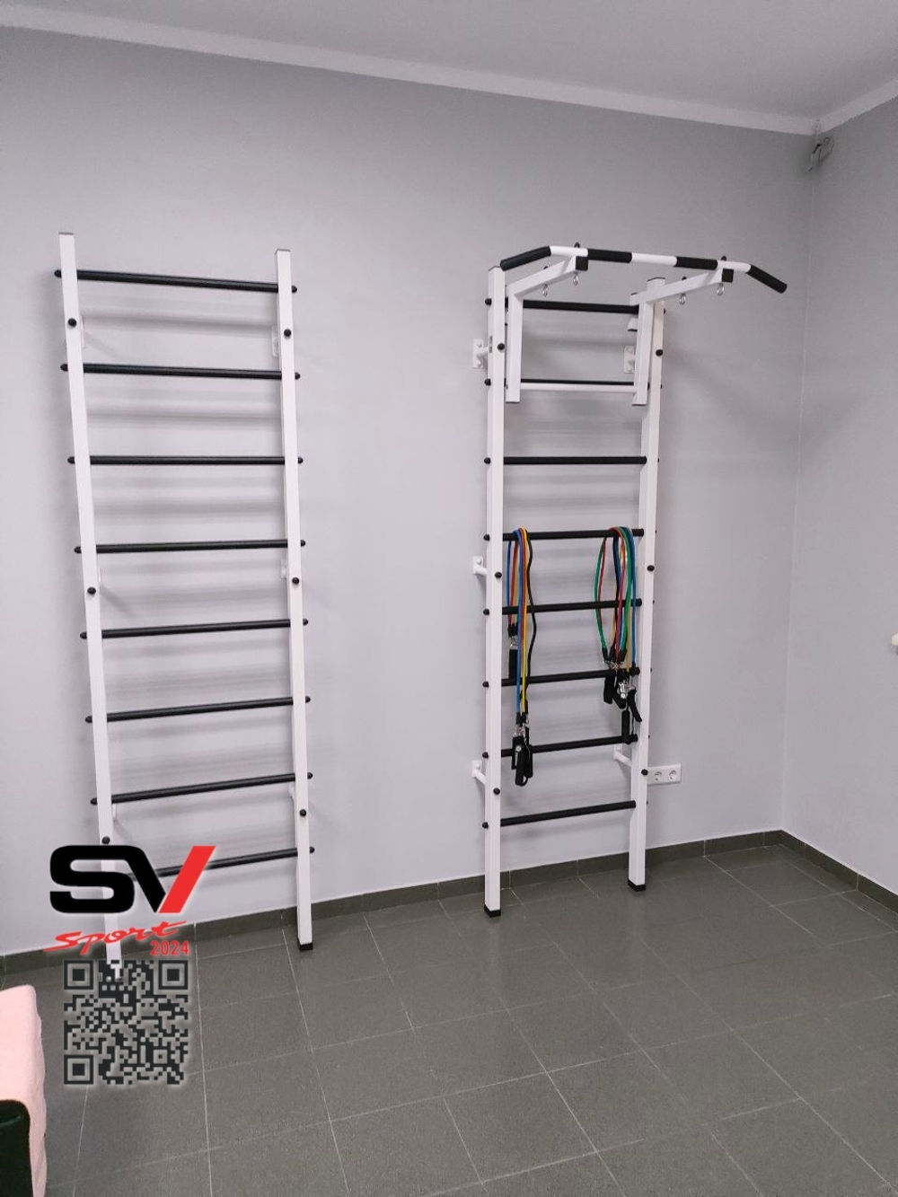 Монтаж шведской стенки Sv Sport в пеноблочные, газоблочные стены