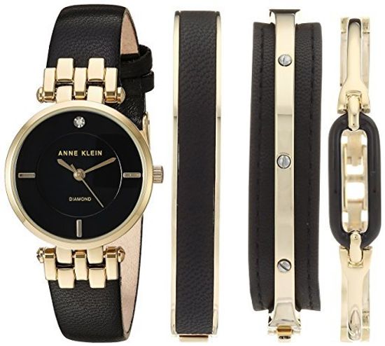 Женские наручные часы Anne Klein 2684BKST в наборе