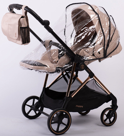 Прогулочная коляска Peppy Amici Beige рама Gold