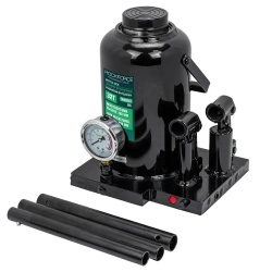 Домкрат бутылочный 32т с манометром (h min-260мм, h max-420мм) RockForce RF-TH903501 BIG