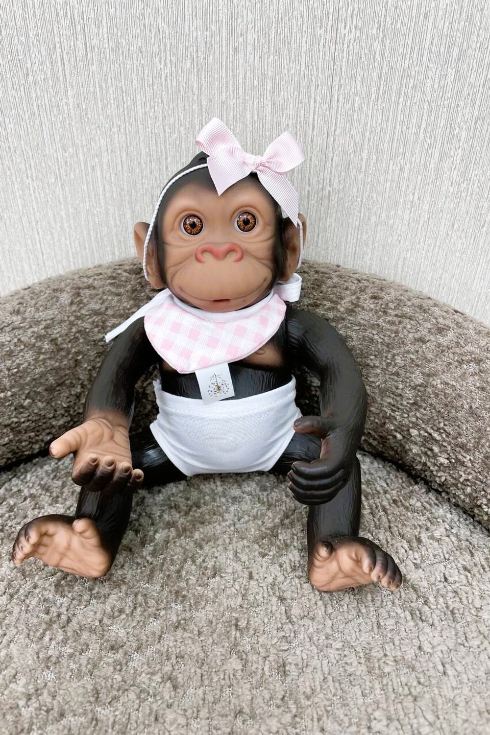 УЦЕНКА Кукла Marina and Pau 26cм Baby Monkey, виниловая (390)