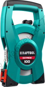 KRAFTOOL EXTREM, 100 м, геодезическая стальная мерная лента
