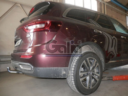 Фаркоп оцинкованный Galia N055A для Nissan X-Trail 2015-, Renault Koleos 2016-(паспорт и сертификат в комплекте)(без электрики)