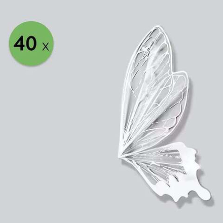 ЛИСТ "Бабочка" 58*58/40шт БЕЛЫЙ