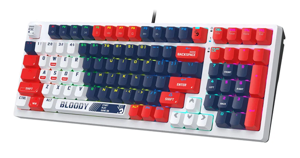 Клавиатура  A4Tech Bloody S98 Sports Navy BLMS Plus