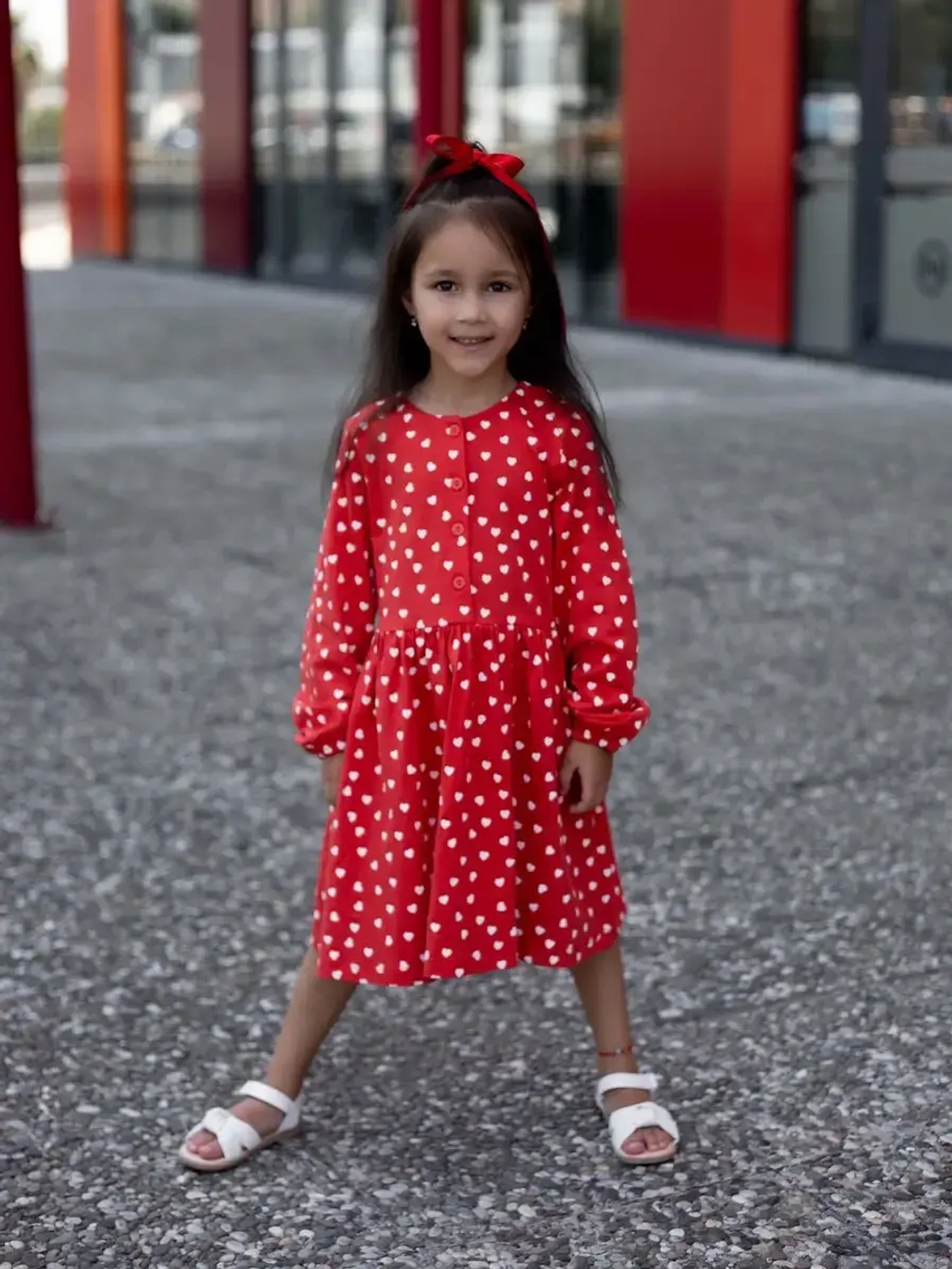 Платье для девочки в садик