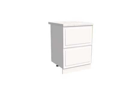 Кухня Модуль ШН2Я 600 Белый / Белый