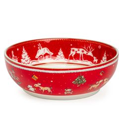 САЛАТНИК LEFARD "ЕЛКА" 15,5*15,5*5 СМ 600 МЛ КРАСНЫЙ (КОР=48ШТ.)