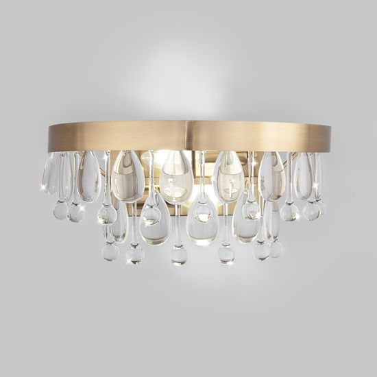 60165/2/ настенный светильник/ латунь