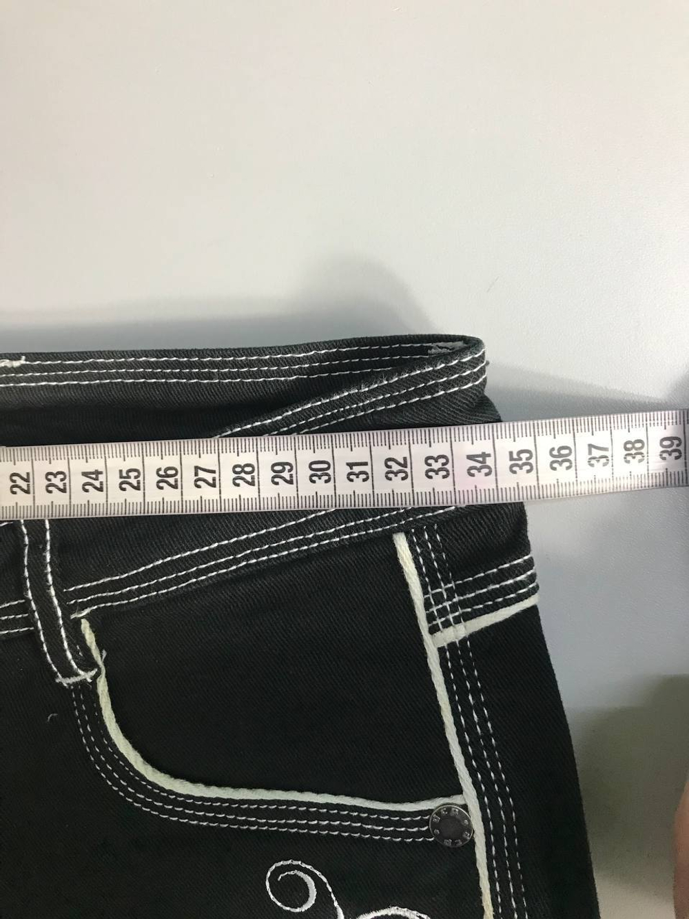 Джинсы с контрастной строчкой для девочки 12 лет или 152 см