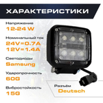 Фара TERRA LED CR618 12-24V 18W