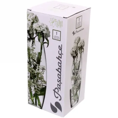 Ваза стеклянная 26см «Голубое небо»