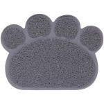 Коврик для животных «ДОНКОТТИКО», лапушка, цвет светло-серый, 30*40см (лейбл)