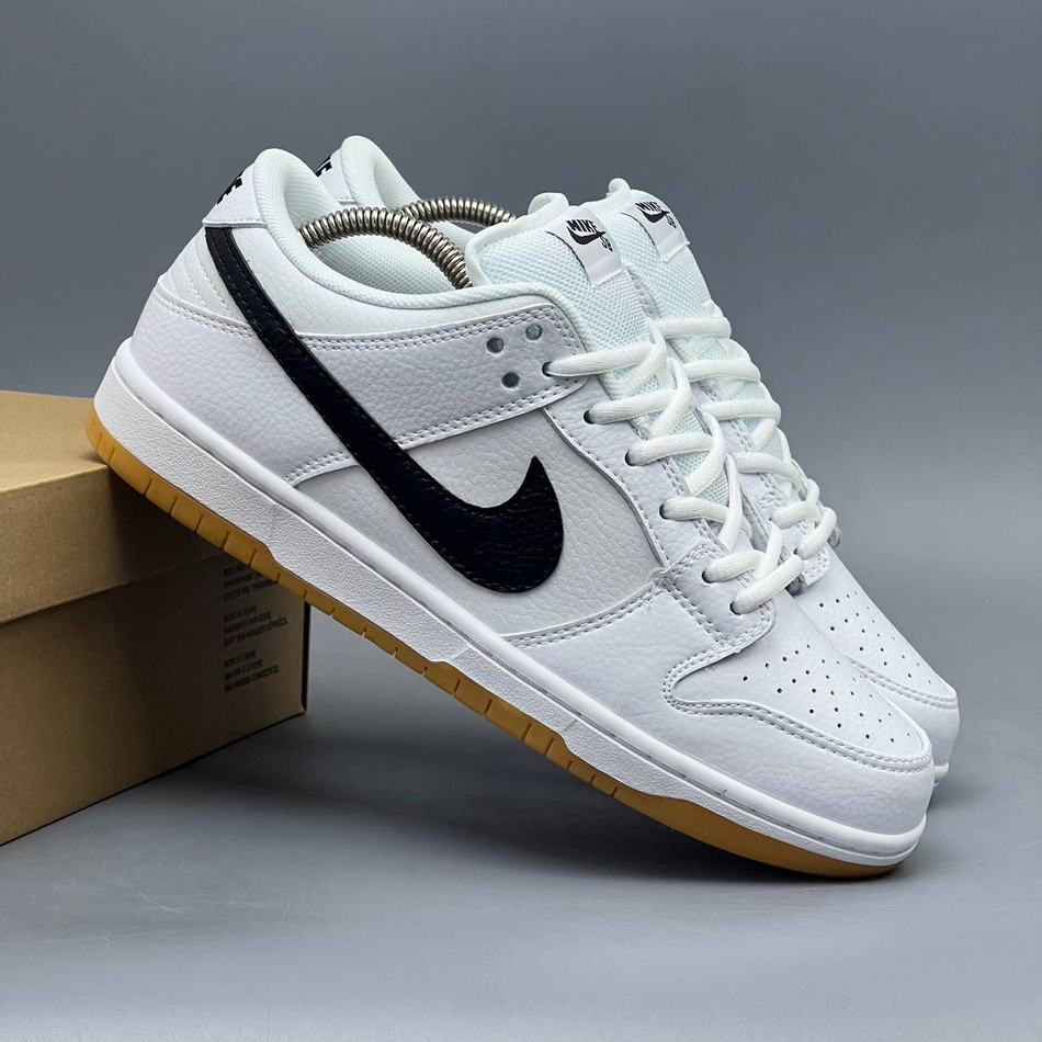 Кроссовки NikeDunkSB White Gum #58 (бел.)