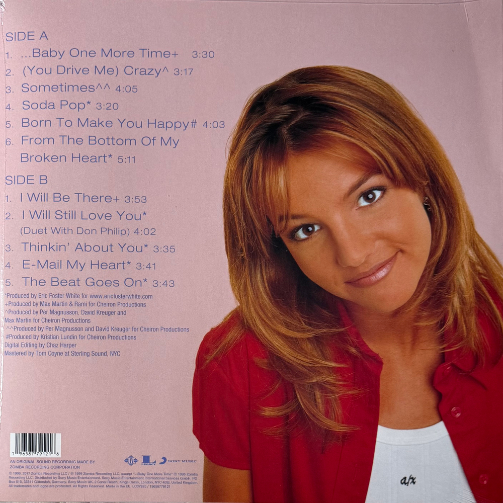 Britney Spears ‎– ...Baby One More Time (Европа 2023г.) Pink