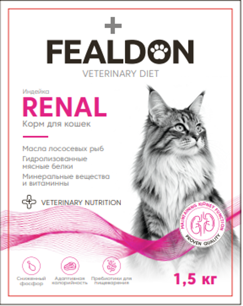 Сухой корм для кошек Fealdon RENAL