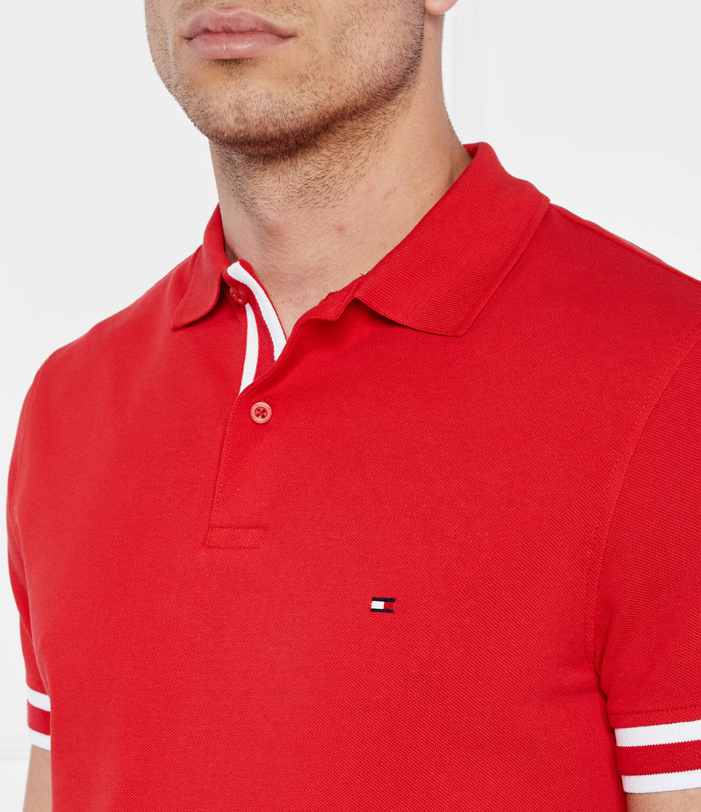 Поло monotype Tommy Hilfiger - красный(MW0MW34737)