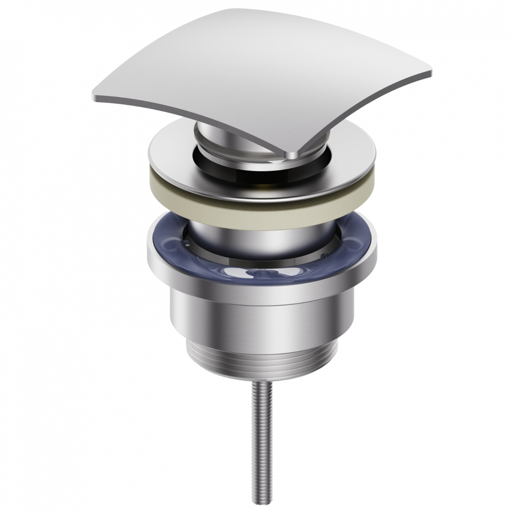 Донный клапан для раковины WONZON & WOGHAND, Брашированный никель (WW-88SS13-BN)