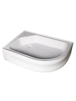Душевая кабина RIVER  NARA 100/70/24 MT L 100х70 см,  матовое стекло, поддон средний, крыша, левосторонняя