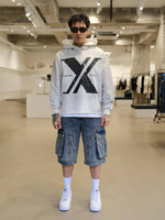 Худи оверсайз с принтом