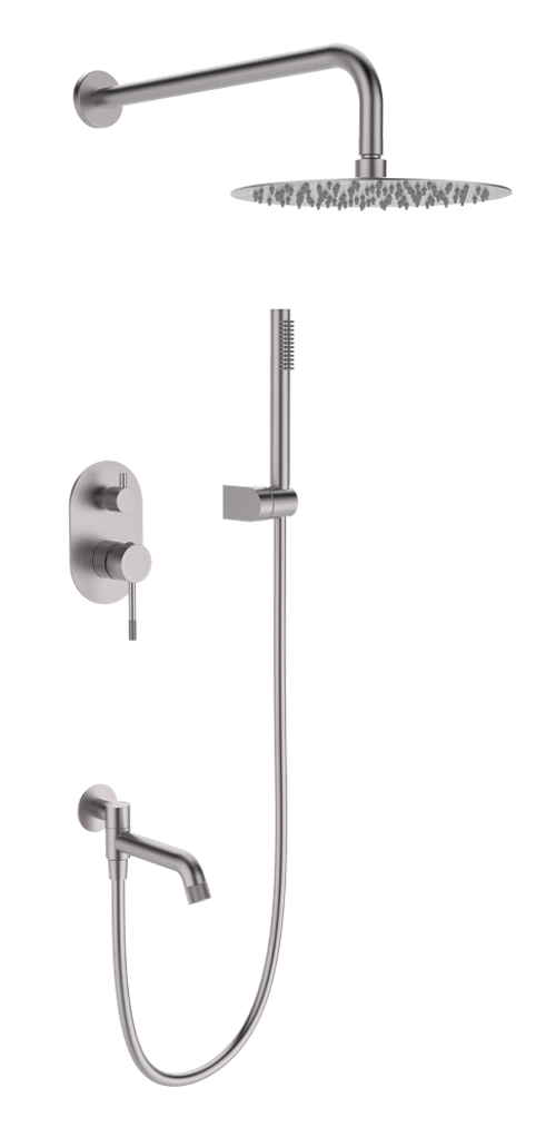 403564-N Встроенный смес для душа с 3-функ. (САТИН) ViEiR  (6/1шт)