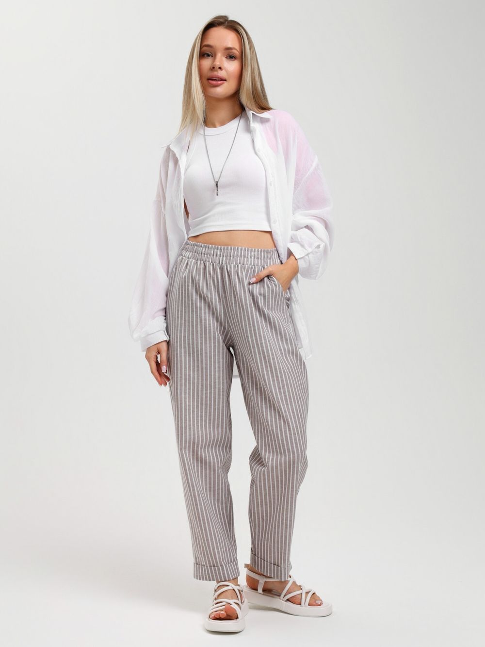 Брюки Летний день-1 Виотекс БЕЖЕВЫЙ