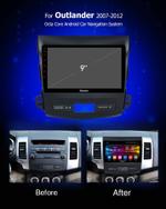 Магнитола для Mitsubishi Outlander XL, Peugeot 4007, Citroen C-Crosser - Kuberg OL-9636 IPS, Android 10, 4G SIM-слот