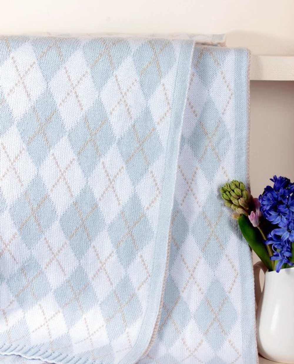 Плед детский 100х150 Luxberry Imperio 252 голубой Португалия