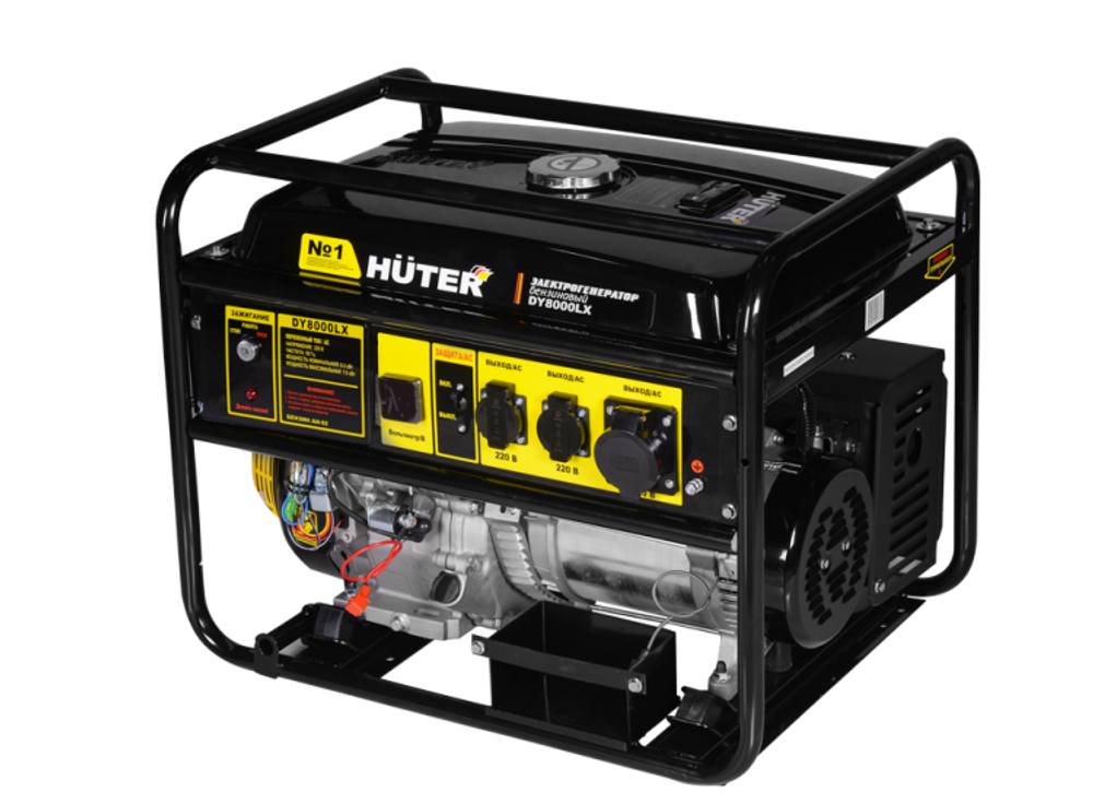 Портативный бензогенератор Huter DY8000LX