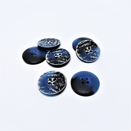 1927 Пуговица №510, 36L (синий; 10216170/100819/0143677, КИТАЙ)