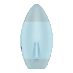 Вакуумный стимулятор клитора Satisfyer Mission Control, голубой