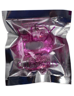 Эрекционное кольцо для двойной стимуляции Vibro Ring (Цвет: розовый)