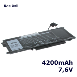 Аккумулятор iBatt 4200mAh для ноутбука Dell Latitude 12 5289 (71TG4, K5XWW)