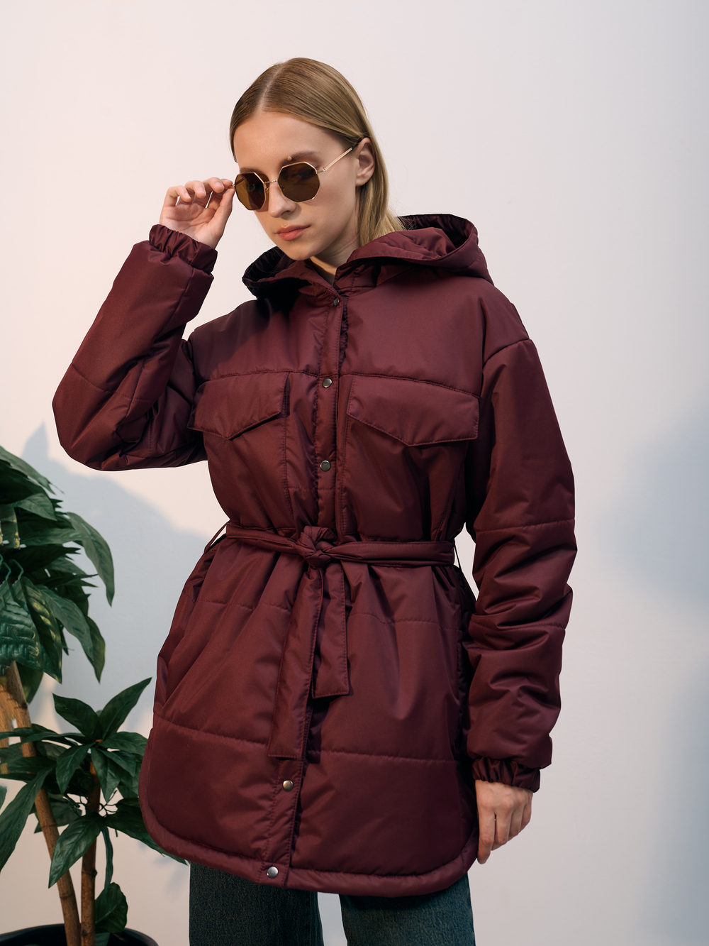 Куртка демисезонная "Эмми" бордо