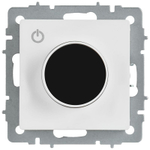 Термостат электронный BRITE СП ТС10-1-БрАБ с индикацией механизм арктич. бел. IEK BR-RT11-K91