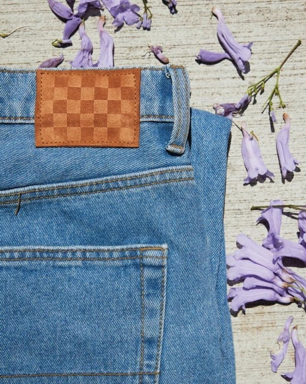 Джинсы Vans CHECK-5 BAGGY DENIM PAN STONEWASH/BLUE