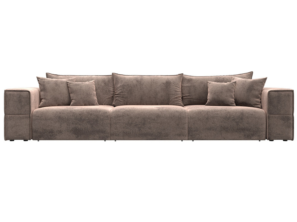 Диван прямой Лига-058 НПБ Лонг, TOWER 05 бежевый, Велюр, 129394