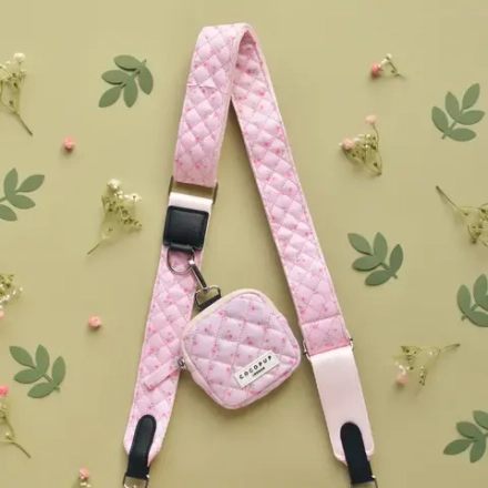 Ремень для сумки Стеганый цветы