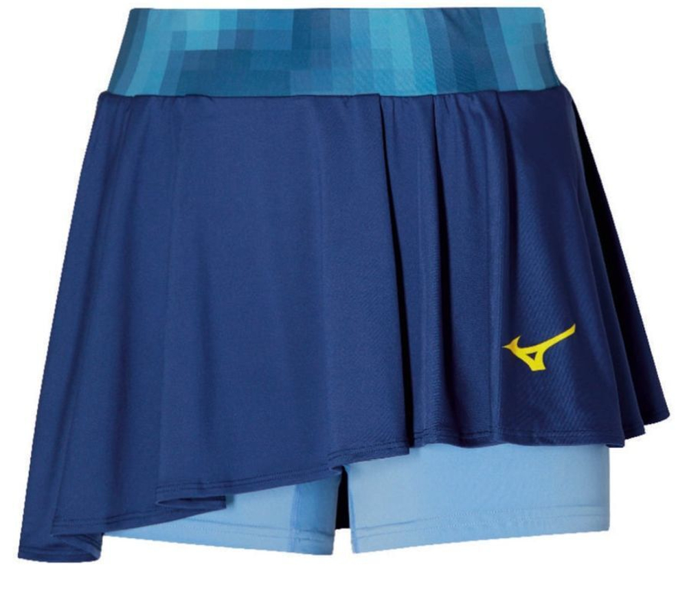 Теннисная юбка Mizuno Frontier Flying - небесный
