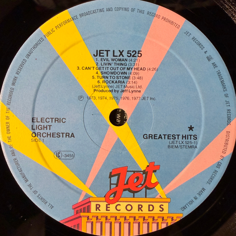 ELO - ELO's Greatest Hits (Голландия 1987г.)