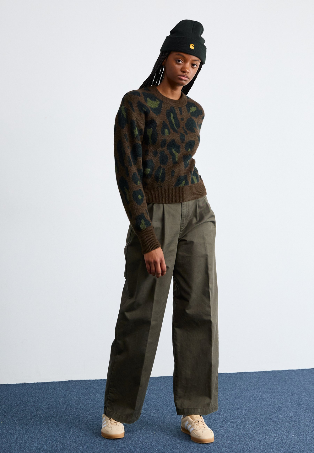 Carhartt WIP LEOLA - Тканевые брюки - Серый