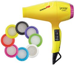 Профессиональный фен BaByliss PRO Luminoso Giallo Ionic BAB6350IYE 2100W