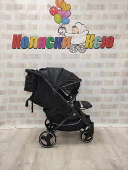 Коляска прогулочная Babalo 2023 точки (черная рама)