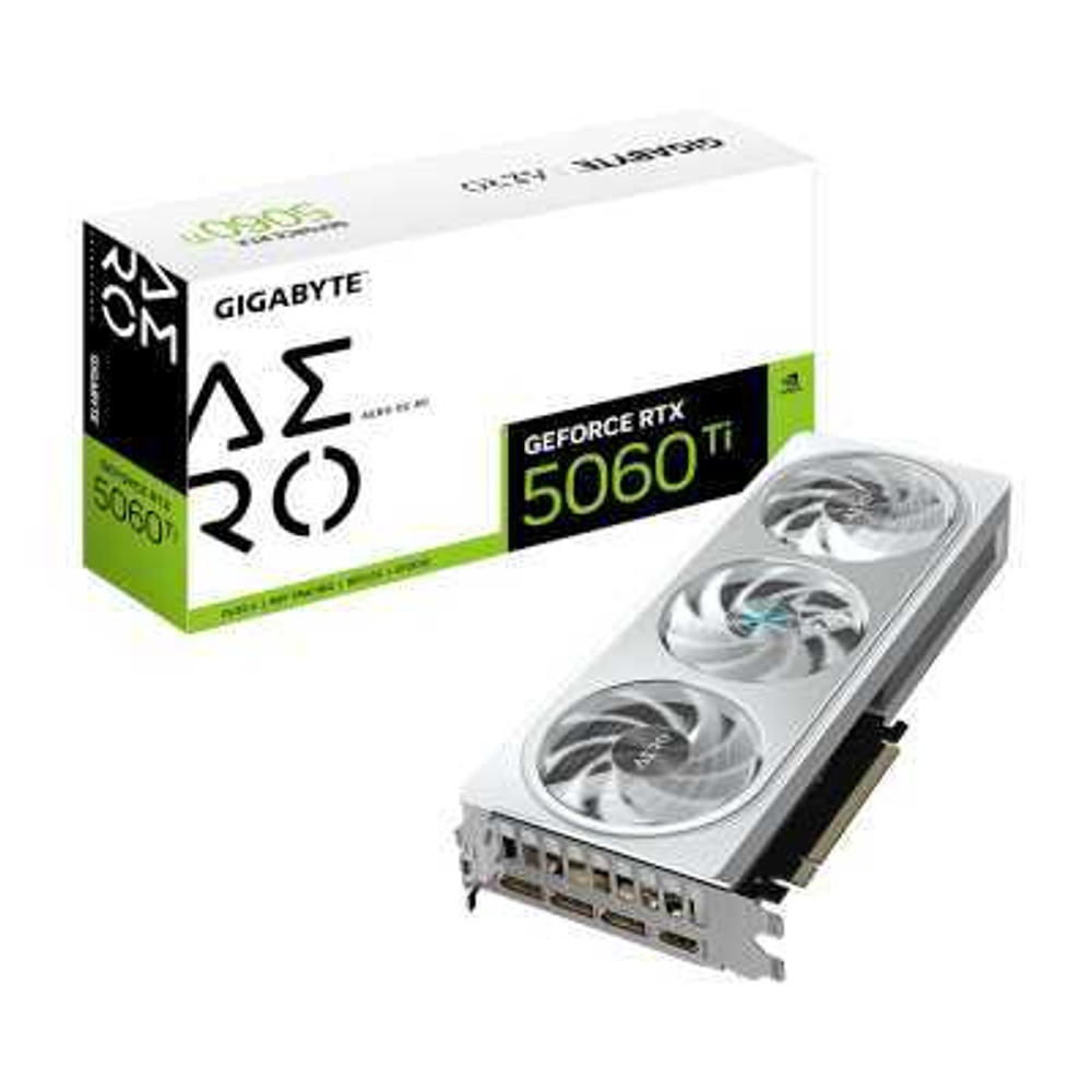 Видеокарта GigaByte nVidia GeForce RTX 5060 Ti 8Gb GV-N506TAERO OC-8GD 1.0