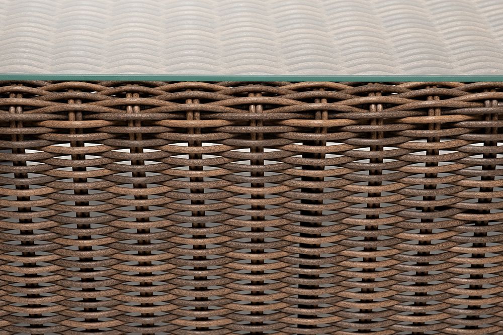 "Боно" журнальный столик из искусственного ротанга, цвет коричневый