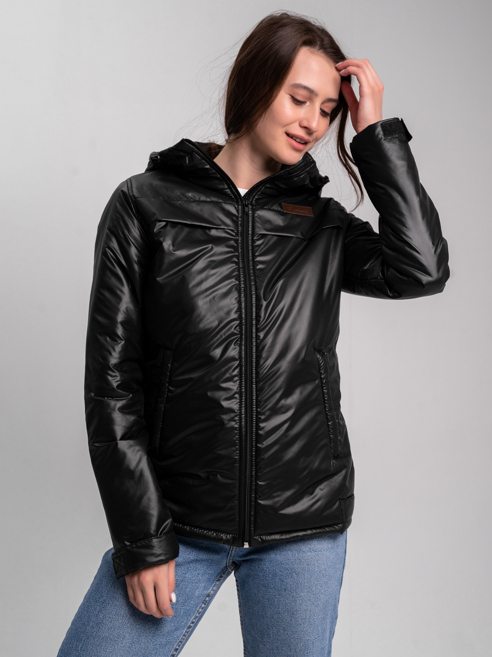 Куртка "Деми" черный – купить за 3 340 ₽ | Yollochka.shop