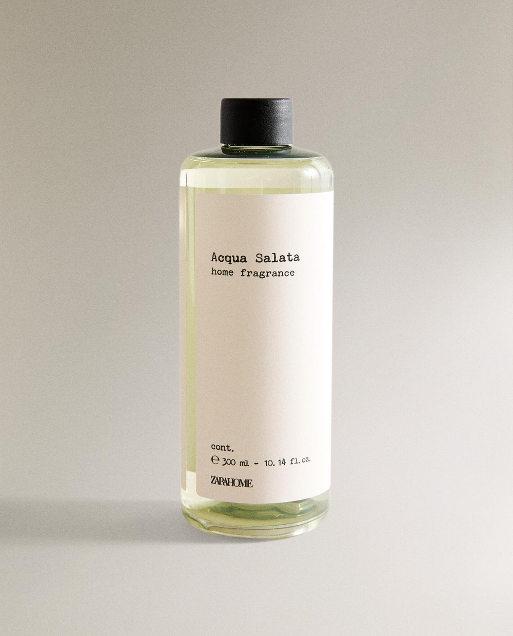 Zara Home ACQUA SALATA REED DIFFUSERS — ароматический диффузор с тростниковыми палочками, Аква Салата, 300 мл + запасной флакон