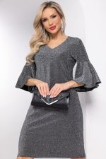 Платье "Кэрол" (серебро) П8028 LT Collection (Акция)