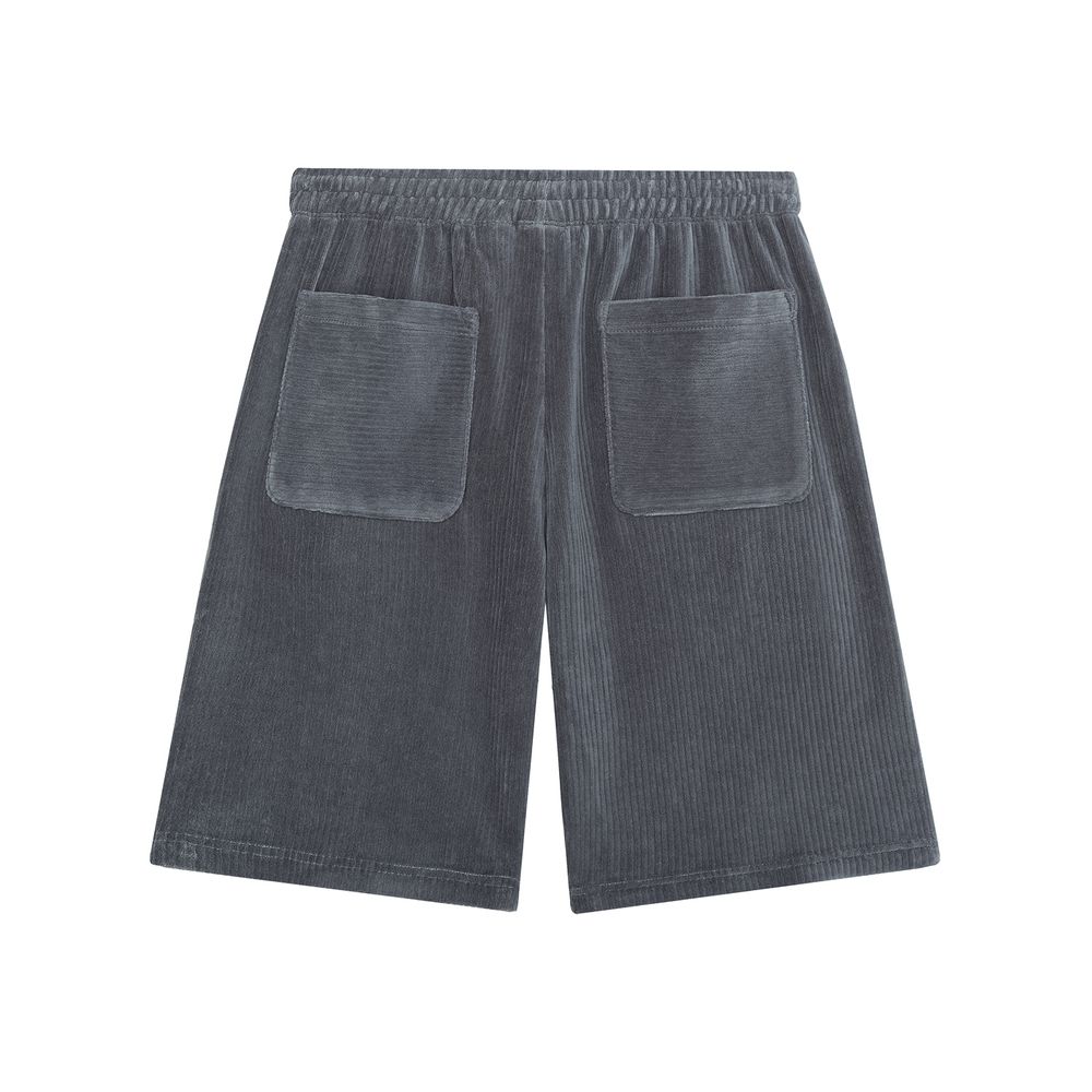 Шорты Ymkashix велюровые  графитовые